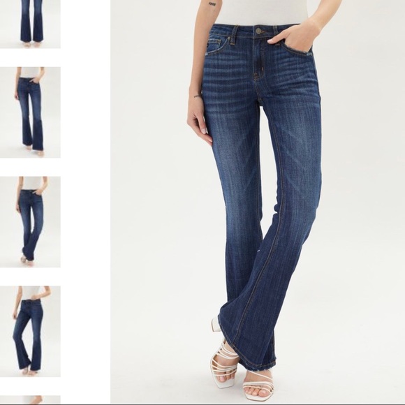 NWT: KanCan Mid Rise Flares - Picture 3 of 4